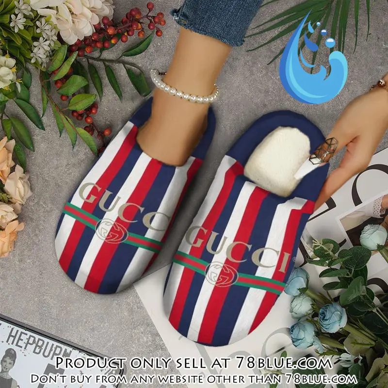 Gucci fleece slippers luxury inhouse slippers ihs1015 78b1504338